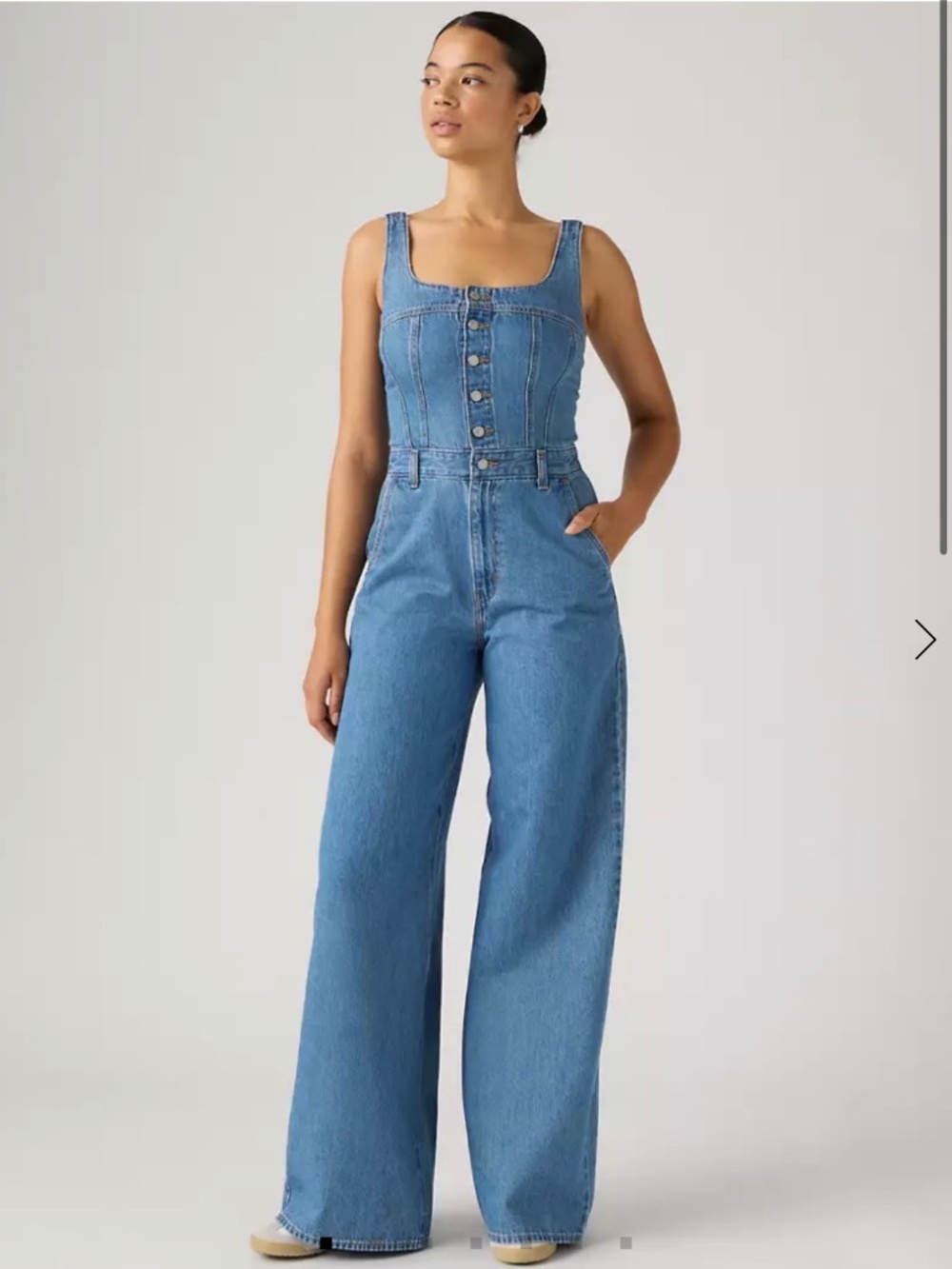 Levi | Audra Seamed Jumpsuit size M